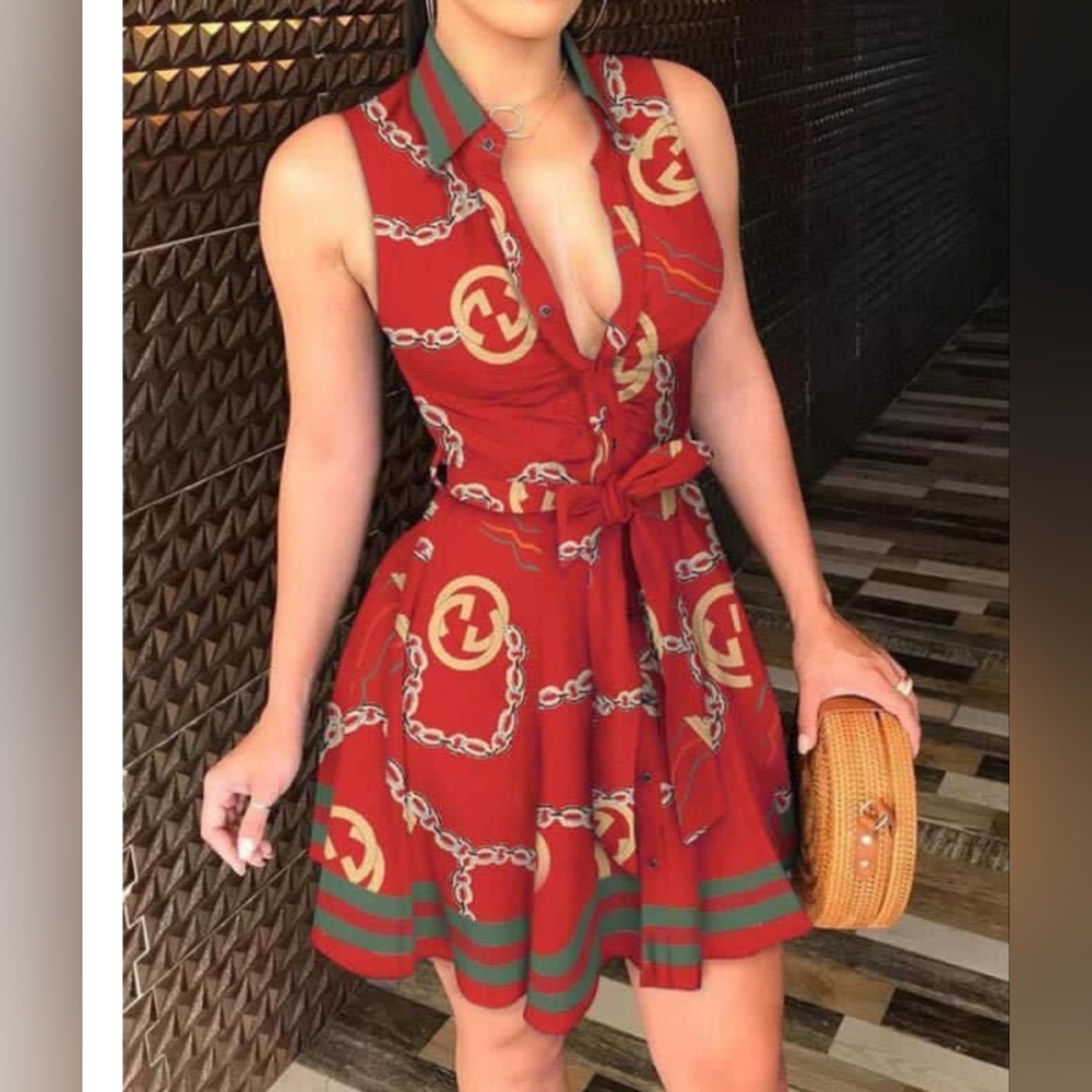 Cbr Dresses | Nwt Cbr Sleeveless Button-Up Dress